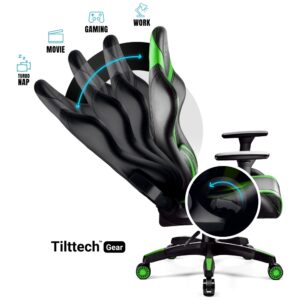 Gaming chair Diablo Chairs X-Horn 2.0 Normal Size juodos spalvos-žalios spalvos - Image 8