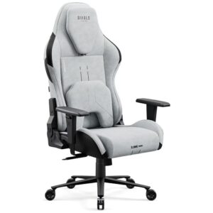 Gaming chair Diablo X-One PRIME Normal Size pilkos spalvos - Image 3