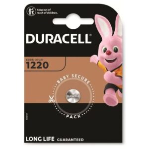 DURACELL Baterija (CR1220) tabletės formos ličio (1 baterija / lizdinė pakuotė) 3V