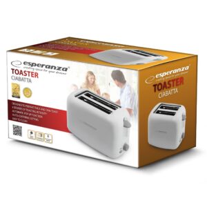 Esperanza EKT002 Caprese 2 griežinėliai 600 W Balta - Image 2