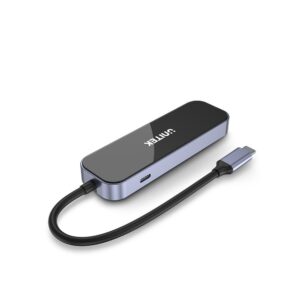UNITEK uHUB H6 Vielinis USB 3.2 Gen 1 (3.1 Gen 1) Type-C Juoda, Pilka - Image 2