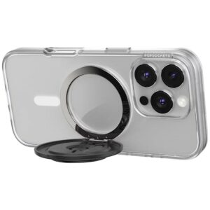 PopSockets Aluminum Radial MagSafe phone grip and stand black - Image 10