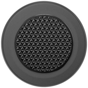 PopSockets Round Aluminum Triangle Knurl Grip MagSafe phone grip and stand black - Image 2