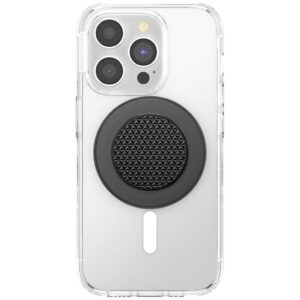 PopSockets Round Aluminum Triangle Knurl Grip MagSafe phone grip and stand black - Image 3