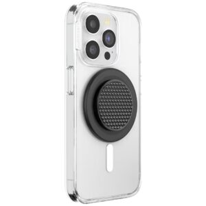 PopSockets Round Aluminum Triangle Knurl Grip MagSafe phone grip and stand black - Image 5