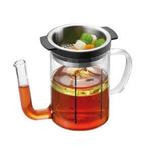 GEFU 21720 500 ml Borosilikatinis stiklas, Plastikas, Nerūdijančiojo plieno