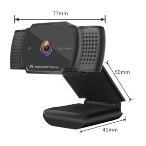 Conceptronic AMDIS02B internetinė kamera 5 MP 2592 x 1944 pikseliai USB 2.0 Juoda - Image 2