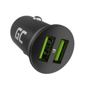 Green Cell automobilinis įkroviklis GC PowerRide Nano36 36W 6A 2x USB-A - Image 2