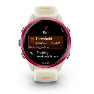 Garmin Forerunner 570 3,05 cm (1.2") AMOLED 42 mm Skaitmeninis 390 x 390 pikseliai Lietimui jautrus ekranas Rožinė, Balta „Wi-Fi“ GPS (palydovinis) - Image 2