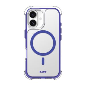 LAUT AERO PROTECT mobiliojo telefono dėklas 16 cm (6.3") Mėlyna, Permatomas