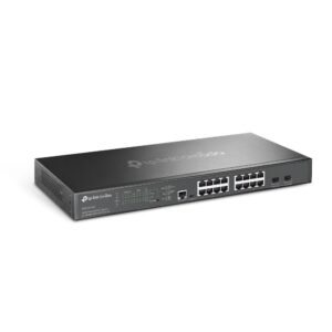 TP-Link Omada SG3218XP-M2 tinklo komutatorius Valdomas L2+ 2.5G Ethernet (100/1000/2500) Maitinimas per Eternetą (PoE) 1U Juoda - Image 2