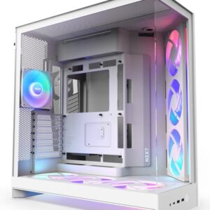 NZXT H9 Flow RGB+ „Midi Tower“ Balta