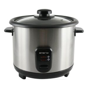 Emerio RCE-110118 ryžių virimo aparatas 1,5 L 500 W Juoda, Nerūdijančiojo plieno - Image 1