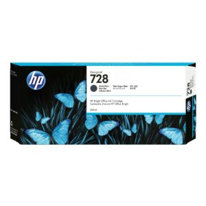 HP 728 300-ml Matte Black DesignJet Ink Cartridge - Image 2