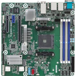 Asrock X570D4U-2L2T/BCM pagrindinė plokštė AMD X570 AM4 lizdas „micro ATX“