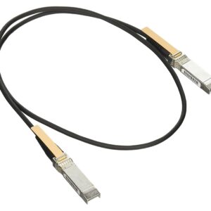 Cisco 10GBASE-CU SFP+ Cable 1 Meter „InfiniBand“ arba pluoštinis optinis kabelis 1 m SFP+ Juoda