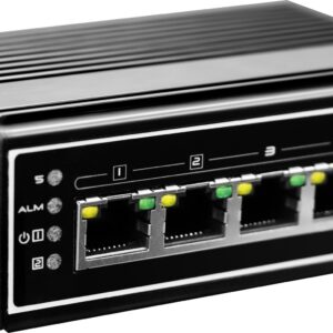 LevelOne IGP-0502 tinklo komutatorius Ne-valdomas Gigabit Ethernet (10/100/1000) Maitinimas per Eternetą (PoE) Juoda - Image 1