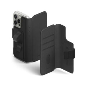 Ringke Apple iPhone 16 Pro/16 Dėklas Folio Grip Piniginė Magnetinis Juodas