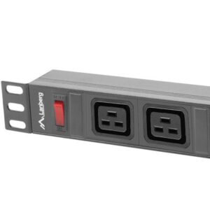 Lanberg PDU-02I1908I-0200-C20-BK maitinimo paskirstymo įrenginys 10 AC išvestis(ys / čių) 1U Juoda - Image 3