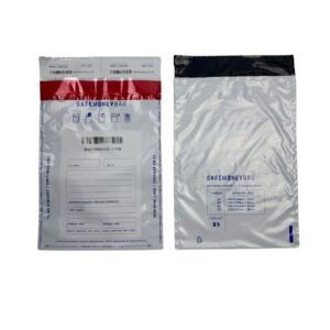 Apsauginiai vokai BESTPAK SAFEMONEYBAG depozitiniai vokai 190x260+35 mm B5 100 vnt. Balta - Image 3