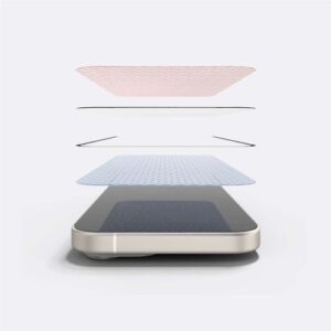 Ringke Apple iPhone 15/ 16 Ekrano apsauga Privatumo grūdintas stiklas 9H su montavimo rėmeliu Skaidrus - Image 4