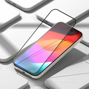 Ringke Apple iPhone 15/ 16 Ekrano apsauga Privatumo grūdintas stiklas 9H su montavimo rėmeliu Skaidrus - Image 6