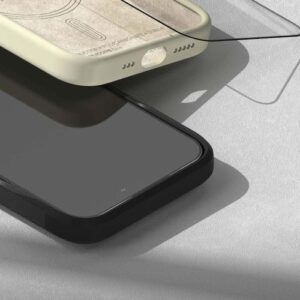 Ringke Apple iPhone 15/ 16 Ekrano apsauga Privatumo grūdintas stiklas 9H su montavimo rėmeliu Skaidrus - Image 8