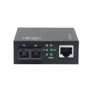 LevelOne GVM-2001 tinklo medijos keitiklis 1000 Mbit/ai 850 nm Keli režimai Juoda - Image 1