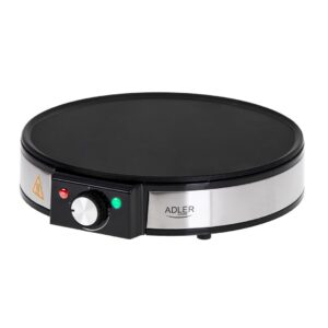 Adler AD 3058 keptuvė blyneliams 1 blynas(ai / ų) 1600 W Juoda, Nerūdijančiojo plieno