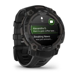 Garmin Instinct 3 AMOLED 3,05 cm (1.2") 45 mm Skaitmeninis 390 x 390 pikseliai Lietimui jautrus ekranas Juoda GPS (palydovinis) - Image 2