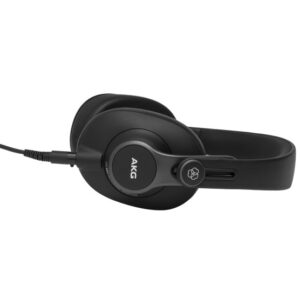 AKG K371 Ausinės be mikrofono ir ausinės su mikrofonu Vielinis Su lankeliu Scena / studija Juoda, Metalinis - Image 2