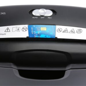 Genie 240 S dokumentų naikiklis Smulkinimas juostelėmis 72 dB Juoda - Image 2