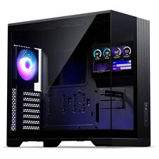 Phanteks XT V5 LCD PC Case, Mid-Tower, ATX, 7-Inch LCD, Tempered Glass - Black
