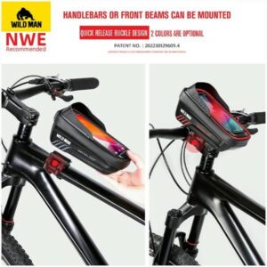 WILDMAN Bike case/holder M E12X frame bag black - Image 7