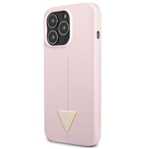 Guess GUHCP13XSLTGU Apple iPhone 13 Pro Max 6,7" purple hardcase Silicone Triangle - Image 2