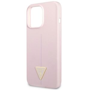 Guess GUHCP13XSLTGU Apple iPhone 13 Pro Max 6,7" purple hardcase Silicone Triangle - Image 6