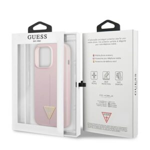 Guess GUHCP13XSLTGU Apple iPhone 13 Pro Max 6,7" purple hardcase Silicone Triangle - Image 8