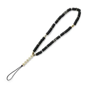 Guess pendant GUSTPEARK Phone Strap juodos spalvos Heishi Beads - Image 2
