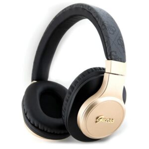 Guess Bluetooth on-ear headphones GUBH604GEMK juodos spalvos 4G Script