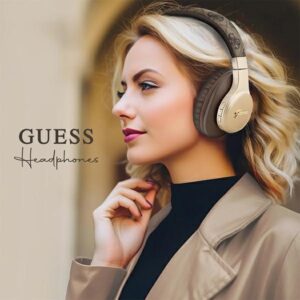 Guess Bluetooth on-ear headphones GUBH604GEMW brown 4G Script - Image 5