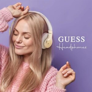 Guess Bluetooth on-ear headphones GUBH604GEMP pink 4G Script - Image 5