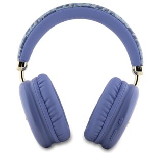 Guess słuchawki nauszne Bluetooth GUBHK1GCTCSU purple Gcube Metallic Script Logo - Image 3