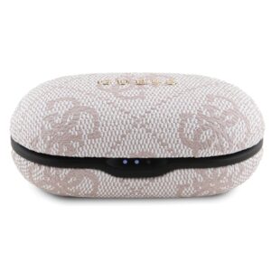 Guess Bluetooth Headphones GUTWSP4EGP TWS + ENC Docking Station Pink 4G Metal - Image 2