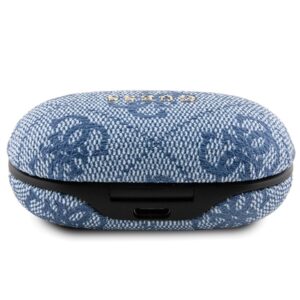 Guess Bluetooth Headphones GUTWSP4EGB TWS + ENC Docking Station Blue 4G Metal - Image 3
