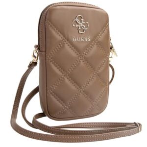Guess Bag GUWBZPSQSSGW brown Zip Quilted 4G - Image 3