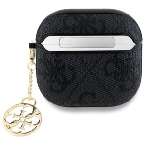 Guess GUA4G4GSMK AirPods 4 cover juodos spalvos 4G Charm Collection - Image 2