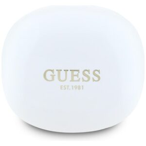Headphones TWS Guess Flat Classic Logo Electroplated white - Image 2