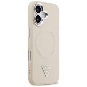 Guess Triangle Logo MagSafe Dėklas skirtas Apple iPhone 17 Beige - Image 4