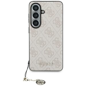 Dėklas Guess 4G Classic Logo Charm MagSafe skirtas Samsung Galaxy S26 pink