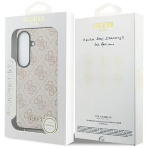 Dėklas Guess 4G Classic Logo Charm MagSafe skirtas Samsung Galaxy S26 pink - Image 7